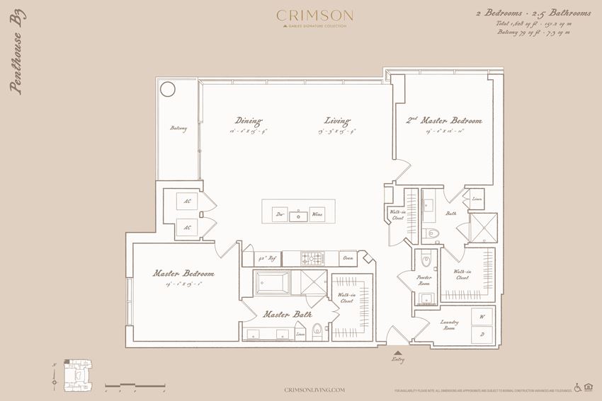 Penthouse B3 Floorplan Penthouse B3 Floorplan